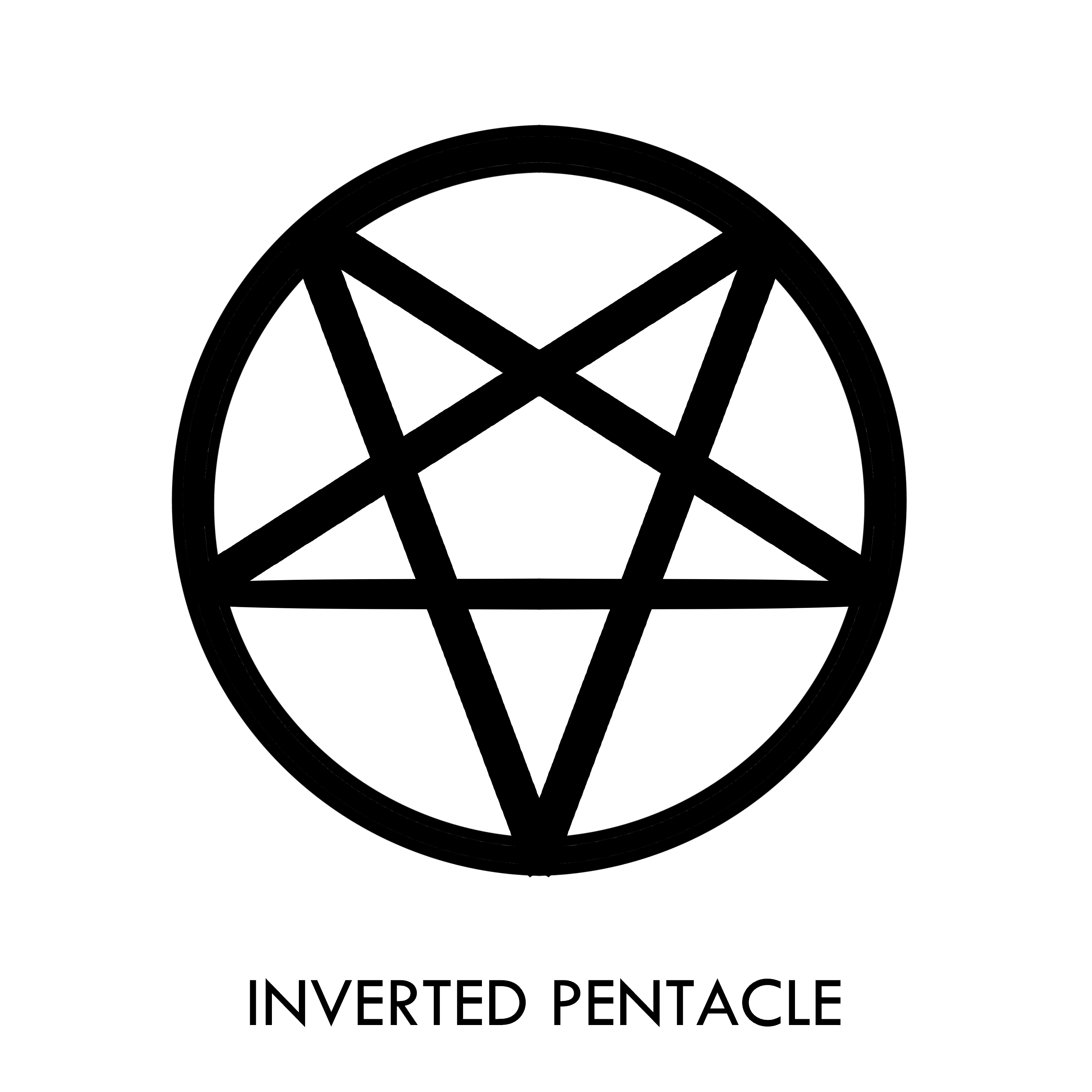 The inverted pentacle